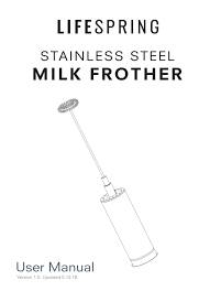How do you clean a stainless steel milk frother